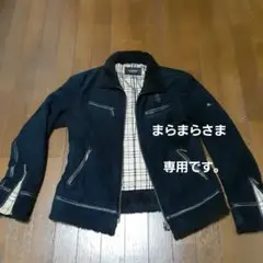 バーバリー フェイクムートンジャケット ノバチェック