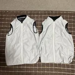 【試着のみ】【2枚セット】WIZ'A 空調服 ベストタイプ LLサイズ
