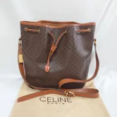 CELINE マカダム柄 ショルダーバッグ
