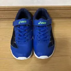 asics 青 スニーカー 19cm