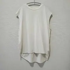 エバムエバ カットソー ノースリーブ