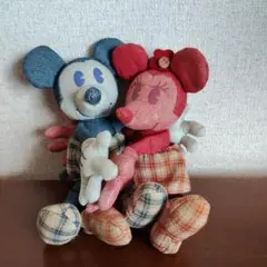 ミッキー　ミニー　ペア　ぬいぐるみ　ディズニーランド