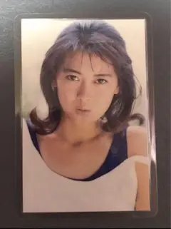中山美穂　ラミネートカード　写真