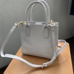 トゥモローランド.ホワイト.2weyバッグハンド＆ショルダー