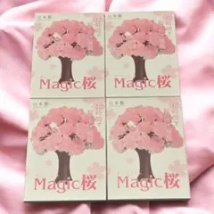 【訳あり特価】マジック Magic桜　日本製　4個セット