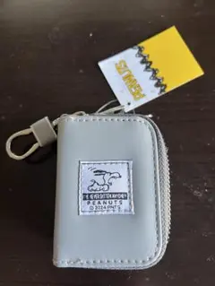 PEANUTS スヌーピー キーケース グレー