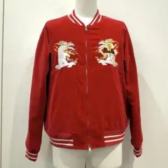 【ダブレット】CHAOS EMBROIDERY SOUVENIR JACKET