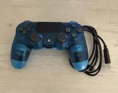 DUALSHOCK 4 ワイヤレスコントローラー スケルトン 青