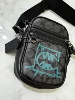 美品✨コーチ coach × Guang Yuショルダーバッグ PVC ブラック