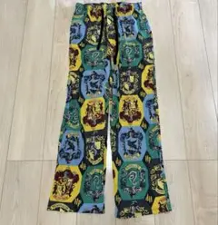 ハリーポッター　家紋総柄パジャマパンツ　Mサイズ　アメリカン　柄物　メンズ