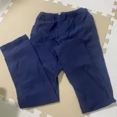 hush hush ネイビー ゴムウエストパンツ 140