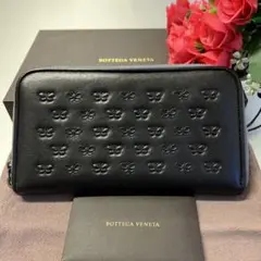 新品同様‼️ ボッテガヴェネタ 財布 長財布 バタフライ ラウンドファスナー
