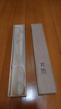 ［価格変更］木製扇子 金（黄） 箱入り