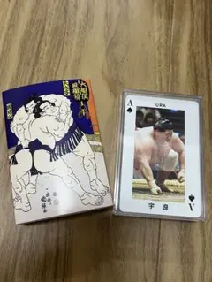 新品未使用 大相撲 トランプ 力士写真入り