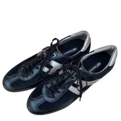 【美品】ホーキンス スポーツ スニーカー 23.5cm ベロア ゴールド 黒