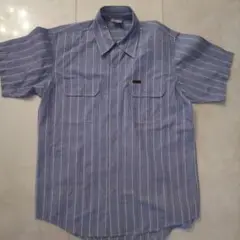Carhartt ストライプ 半袖シャツ M