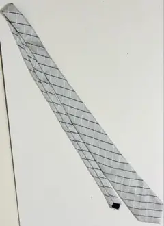 FLAMBOYANT チェック柄ネクタイ グレー