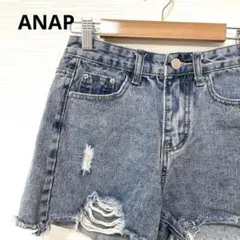ANAP アナップ　ダメージショートパンツ　Sサイズ