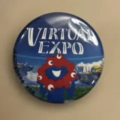 大阪関西万博　限定缶バッジ　VIRTUAL EXPO 缶バッジ