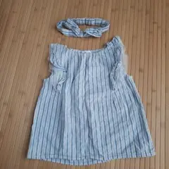 グローバルワークストライプトップス