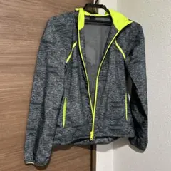 Mizuno メッシュウィンドブレーカー グレー/イエロー
