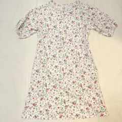 花柄 半袖ワンピース