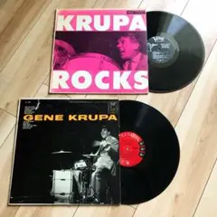 最終価格 Gene Krupa 50年代ジャズドラム名盤USオリジレア盤2枚