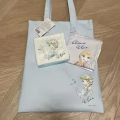 アナ雪　トート　ハンドタオル　アナ　エルサ