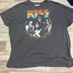KISS ロックバンド Tシャツ 3XL グレー
