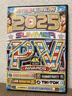 2025 SUMMER PV AWARDS!洋楽4枚組DVD 8時間収録
