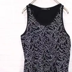 CIVARIZE 総柄 タンクトップ ノースリーブ シャツ シヴァーライズ 46