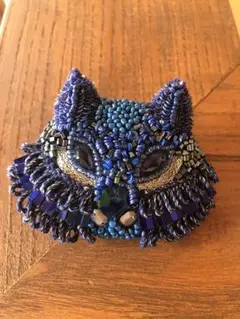 ジャマンピエッシュ 猫ブローチ