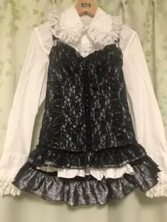 黒レース ビスチェ
