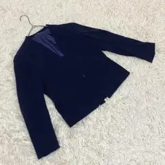 定番✨ROPE/ロペ【M相当】ノーカラー✨テーラードジャケット/オフィス