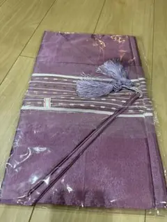 紫色 ストライプ テーブルランナー