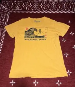 いわゆる逆輸入？的な☺︎ KANJI⭐︎surf横乗りtee 古着