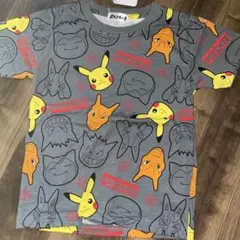 ポケモン キャラクター Tシャツ 130サイズ グレー　新品タグ付き