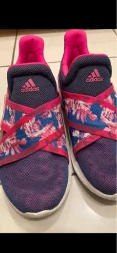 adidas climacool スリッポン シューズ ネイビー/ピンク