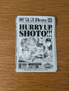 僕のヒーローアカデミア　ヒロアカ展　入場特典　ステッカー