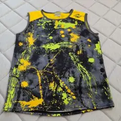ATHLETA スプラッターデザイン ノースリーブ140