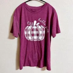 レディーストップス【Ｍ】パンプキンプリント Tシャツ
