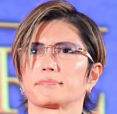 新品未使用✦GACKT着用タイプ✦リムレス/大理石柄フレーム/サングラス/ブルー