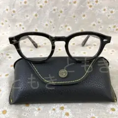 MOSCOT モスコット LEMTOSH メガネ 度なし 黒縁