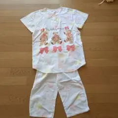 クマとリボンのコットンパジャマセット