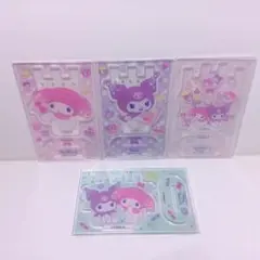 マイメロ　50周年　クロミ　20周年　アクスタ　アクセサリースタンド　4種