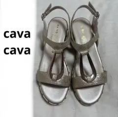 cavacava ★ ウェッジソール サンダル ゴールド