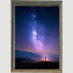 P1164 星空に包まれる癒しのひととき　【ヒーリングアート】