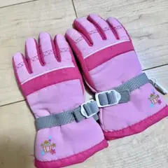 ピンク スキーグローブ 幼児用