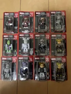 BE@RBRICK MARVEL STUDIOS HAPPYくじ 12体セット