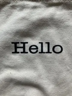 【新品・未使用】サコッシュ　ポーチ　バッグ　ショルダーバッグ　Hello ハロー